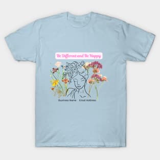 Flower and woman T-Shirt